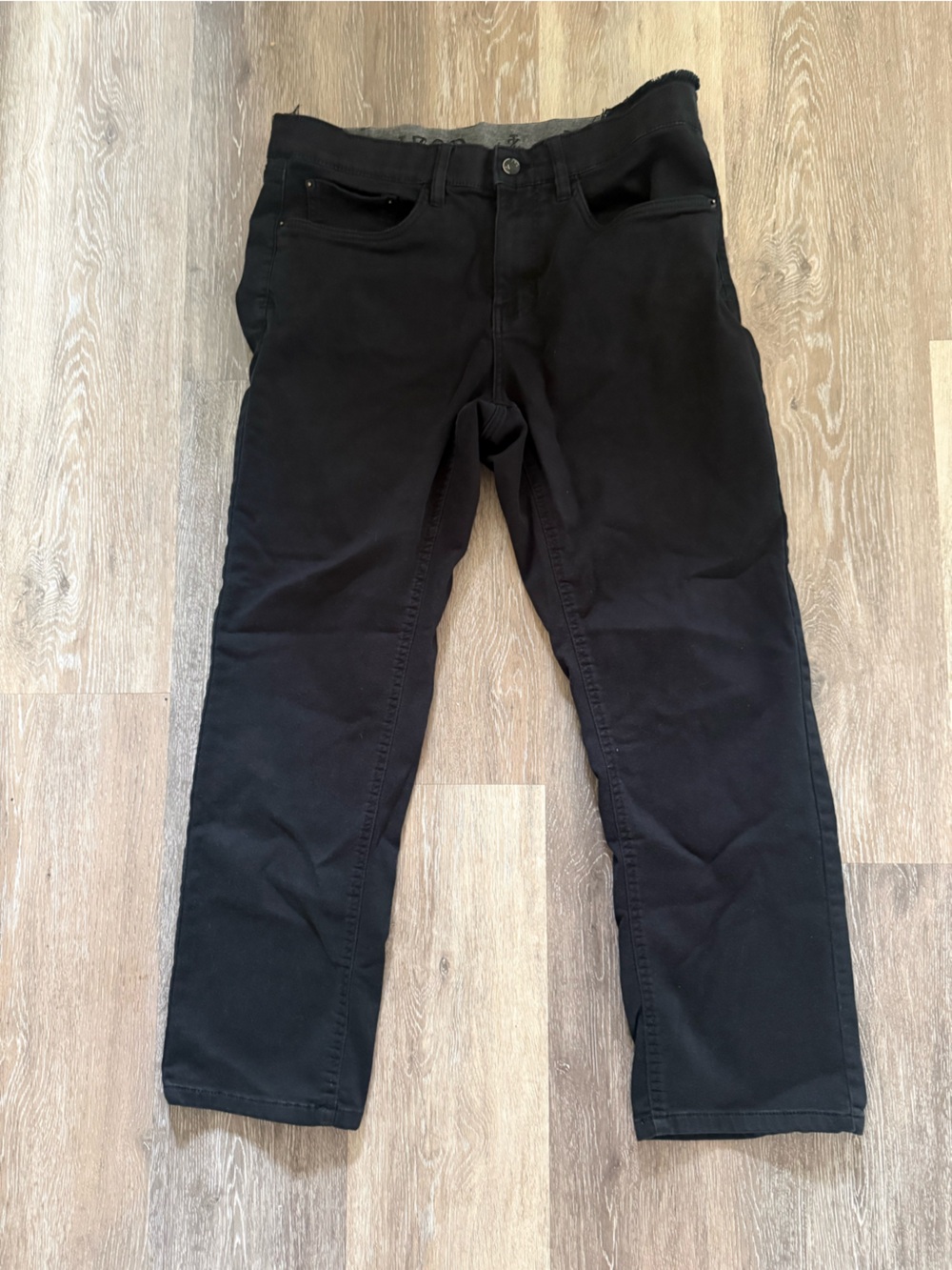Izod Black Straight-Leg pants